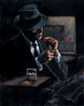 Fabian Perez Fabian Perez Study for Whiskey at Las Brujas II