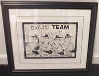 Sports Memorabilia Sports Memorabilia Rockies SWAT Team - Framed