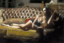 Fabian Perez Fabian Perez Saba with Letter V