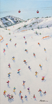 Ana Moran Fine Art Ana Moran Fine Art Snowball Fight (Original) (Gallery Wrapped)