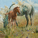 Bruce Greene Western Art Springtime on the Llano Estacado (AP)