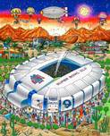 Charles Fazzino Charles Fazzino Super Bowl XLII: Arizona (DX)