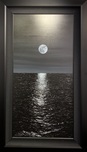 Phillip Anthony Art Phillip Anthony Art Texture Moon (Original) (Framed)