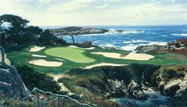 Larry Dyke Larry Dyke The 15th at Cypress Point (AP)
