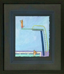 Matt Rinard Whimsical Art Weenie Bikini - Original (Framed)