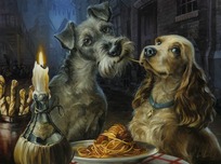 Lady and The Tramp Art Lady and The Tramp Art Bella Notte