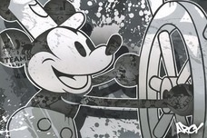Mickey Mouse Art Mickey Mouse Art Steamboat Willie