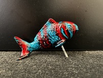 Ancizar Marin Ancizar Marin Koi Fish (Small) (Aqua and Red Stripes)