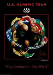 Fabian Perez Fabian Perez Five Continents, One World -  Official 2010 Olympic Poster