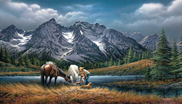 Terry Redlin Terry Redlin For Purple Mountain Majesties