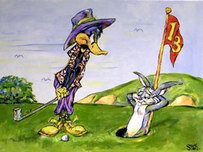 Daffy Duck Art Daffy Duck Art Hare Hazard