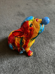 Ancizar Marin Ancizar Marin Frenchie with Bubble (Small) (SS - Rainbow Swirl and Blue Bubble)