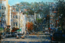 Mark Lague Street Scenes Haight-Ashbury Hills