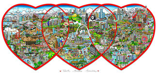 Charles Fazzino Charles Fazzino Hearts Across America (AP)