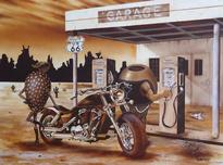 Michael Godard  Michael Godard  Historic Route 66 (GP) (Framed)