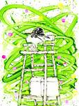 Tom Everhart Tom Everhart Working On My Brand 27 (Original) (Framed)