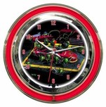 Michael Godard  Michael Godard  Nasbar 500- Neon Clock (Large) 