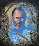 Michael Cheval Michael Cheval Sphinx - Steve Jobs (SN) (Metal) (Mounted)