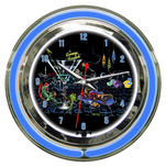 Michael Godard  Michael Godard  Lounge Lizard - Neon Clock (Large) 