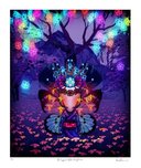 Tom Lewis Whimsical Art The Legend of the Midnight Iris (SN)