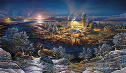 Terry Redlin Terry Redlin Moonlight Frost