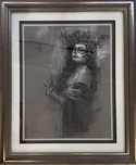 Henry Asencio Henry Asencio An Eternal Transformation - Charcoal Study (Framed)