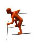 Ancizar Marin Ancizar Marin Cross Country Skier (Orange)