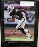 Sports Memorabilia Sports Memorabilia Randy Moss Signed - Plaqued