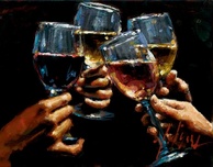 Fabian Perez Fabian Perez Red, White, and Rose IV