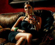 Fabian Perez Fabian Perez Red on Red V