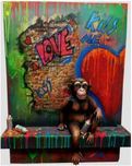 Carlos and Albert Carlos and Albert Small Seated Graffiti Chimp 