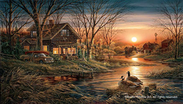 Terry Redlin Terry Redlin Shoreline Neighbors