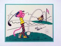 Pink Panther Art Hanna-Barbera Artwork Pink Links