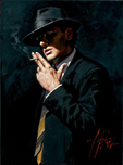 Fabian Perez Fabian Perez Smoking Under the Light IV