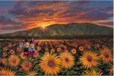 Mickey Mouse Art Mickey Mouse Art Sunflower Selfie (SN)