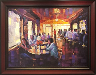 Michael Flohr Michael Flohr Sunset Grill (SN) (Framed)