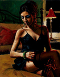 Fabian Perez Fabian Perez Tess on Bed