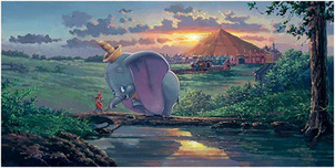 Dumbo Animation Art Walt Disney Animation Artwork Unlikely Friends
