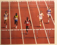 Rich Clarkson Rich Clarkson Men's Olympic Track Hurdle (Unframed)