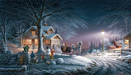 Terry Redlin Terry Redlin Winter Wonderland AP