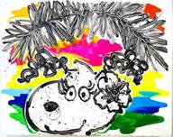 Tom Everhart Tom Everhart The Palm 9:12pm (Original) (Framed)