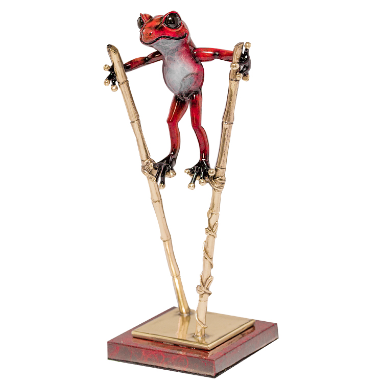 Carlos and Albert Frog on Stilts