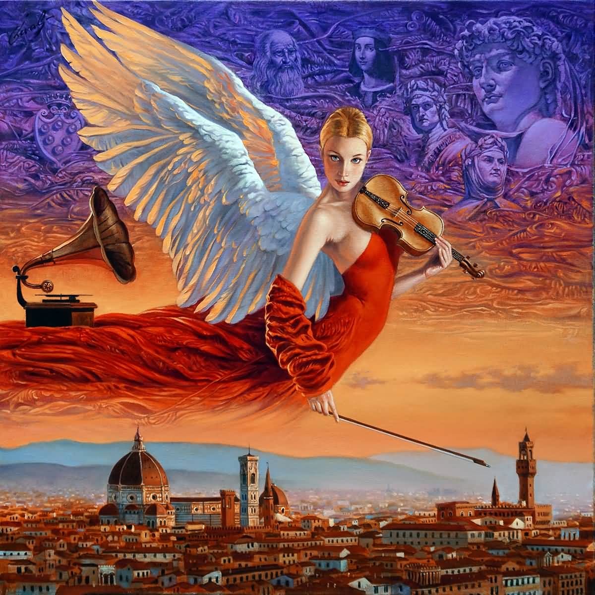 Michael Cheval Angel of Florence (SN)