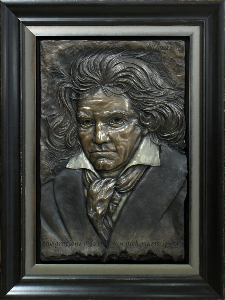 Bill Mack Beethoven (Bonded Mixed Metals) (Framed)