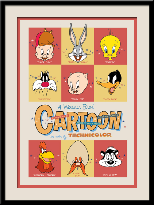Warner Brothers Vintage Cartoon Series Looney Tunes Stars