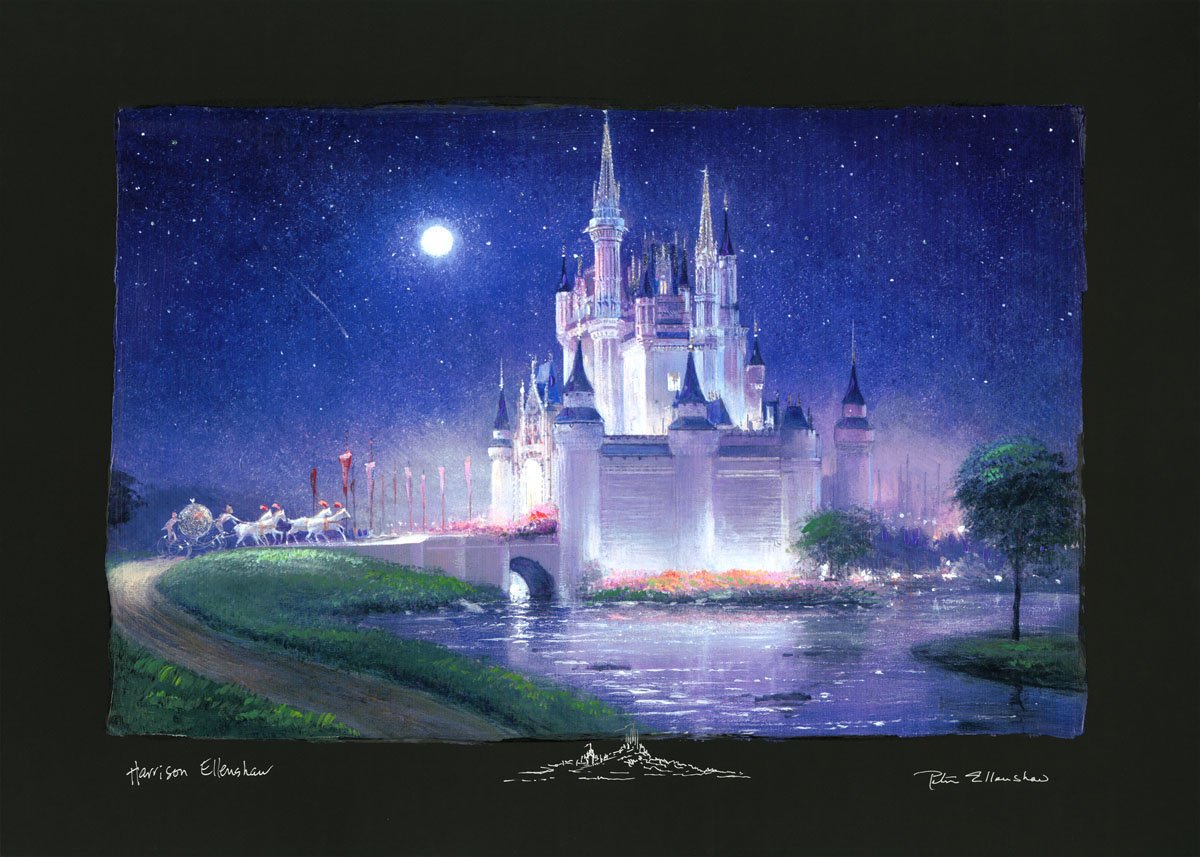 Peter and Harrison Ellenshaw Cinderella's Grand Arrival (Deluxe Chiarograph)