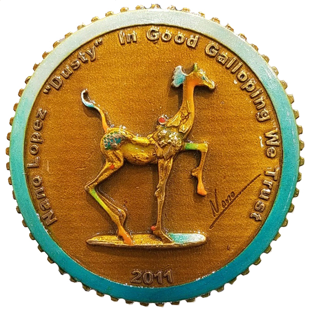 Nano Lopez Bronze Collectors Coin - Dusty