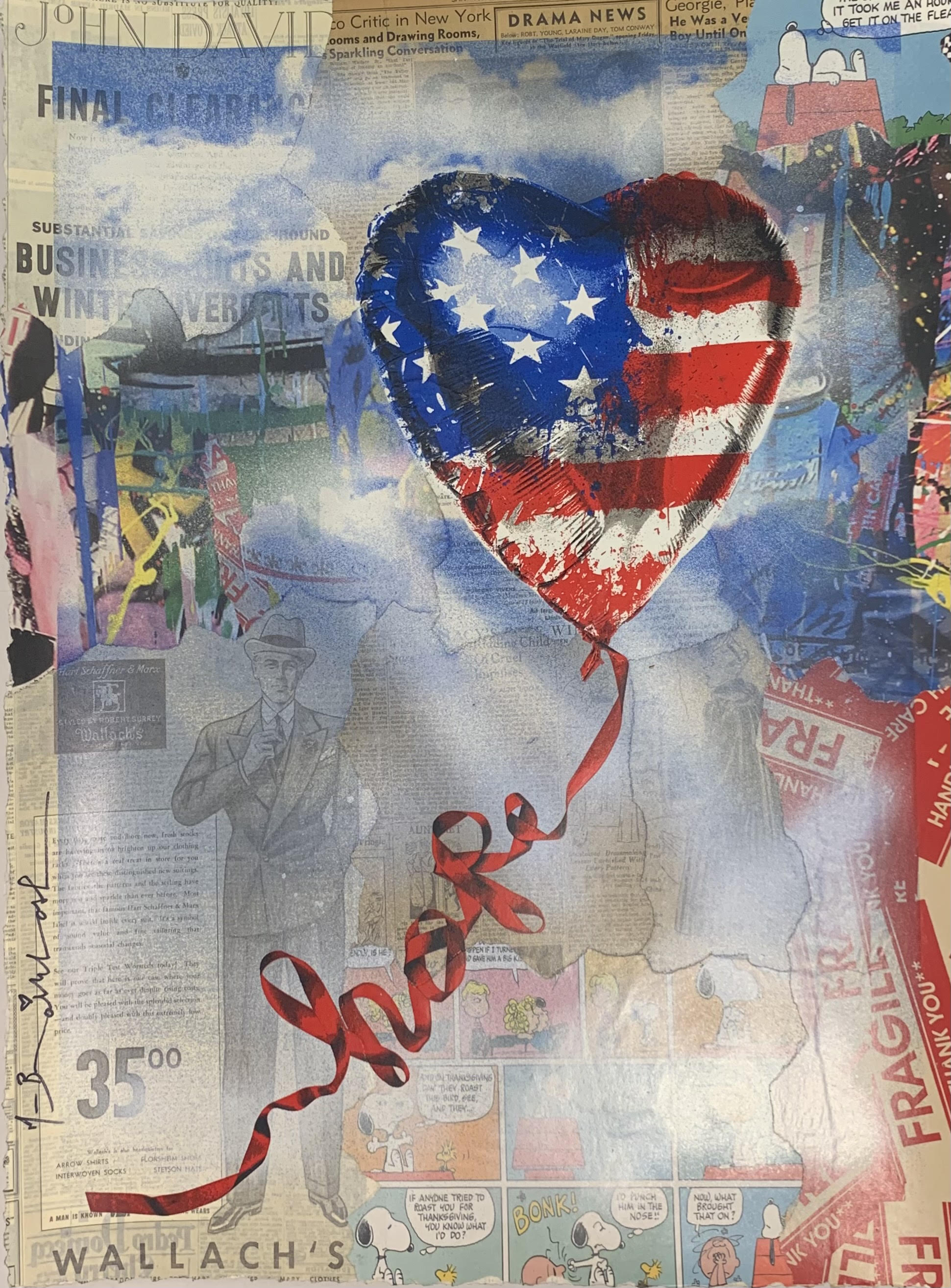 Mr. Brainwash Hope (UNQ) (Framed) 