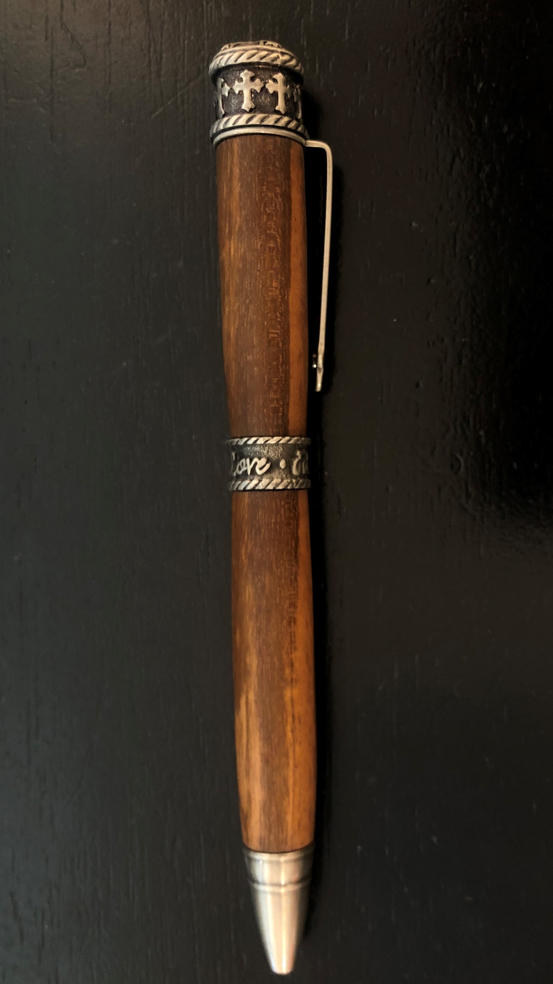 Alex Pearl Allywood Creations Faith, Hope, Love Pen - Goncalo Alves