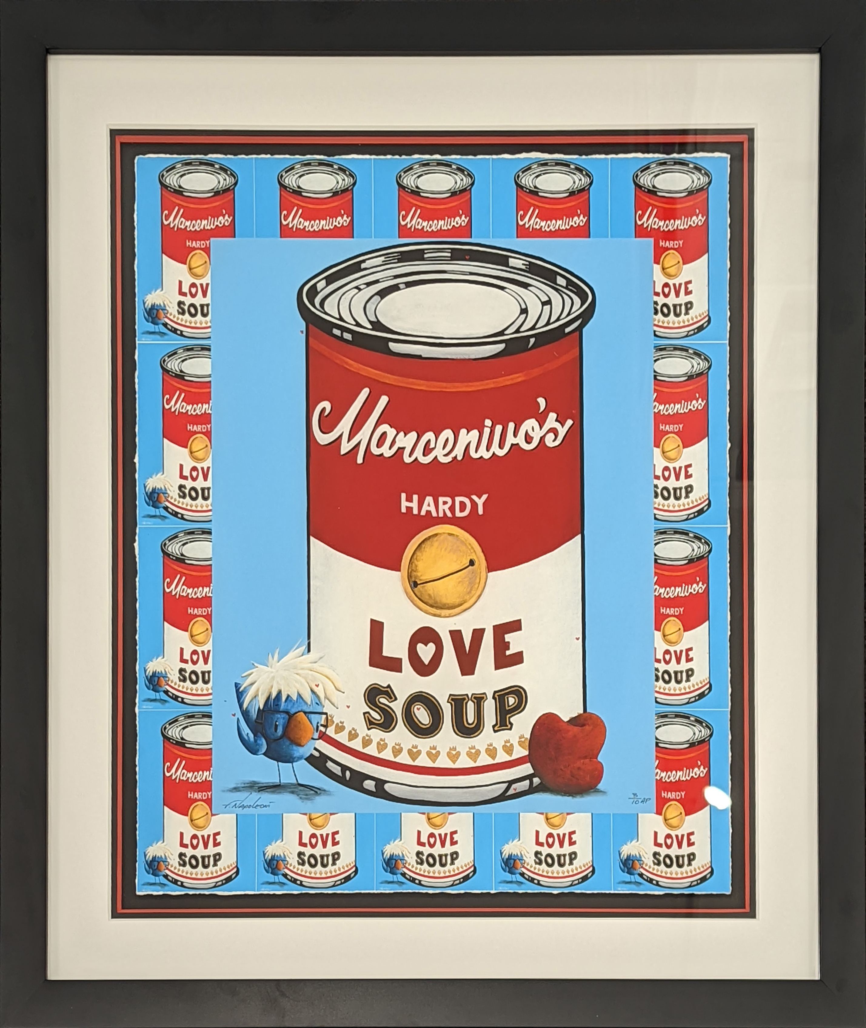 Fabio Napoleoni Love Soup (AP) (Framed)